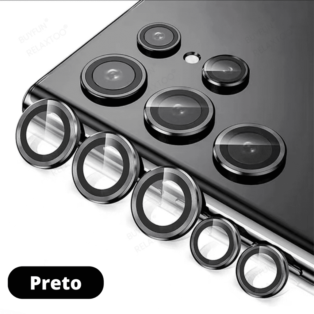 Kit Protetor de Lentes 9D Para Câmera Samsung