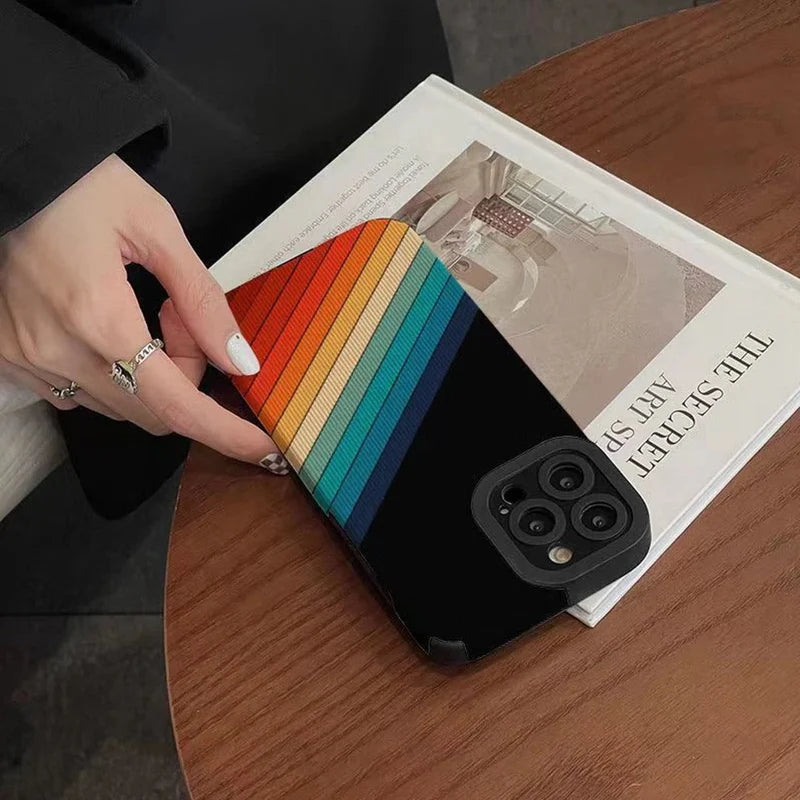 Case Arco-íris Para iPhone