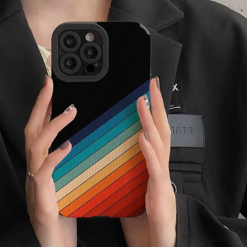 Case Arco-íris Para iPhone