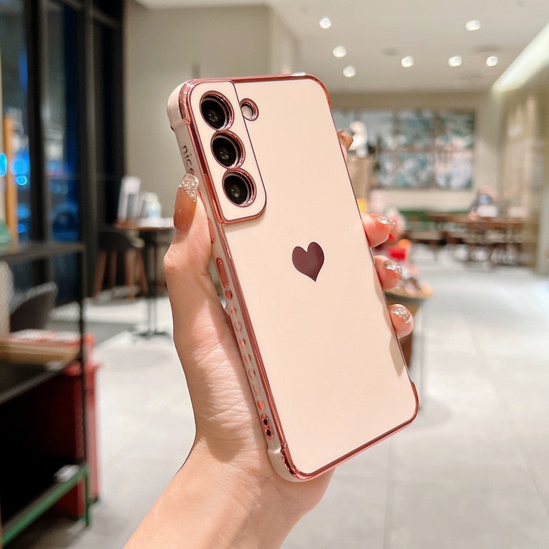 Case Premium Coração Para Samsung