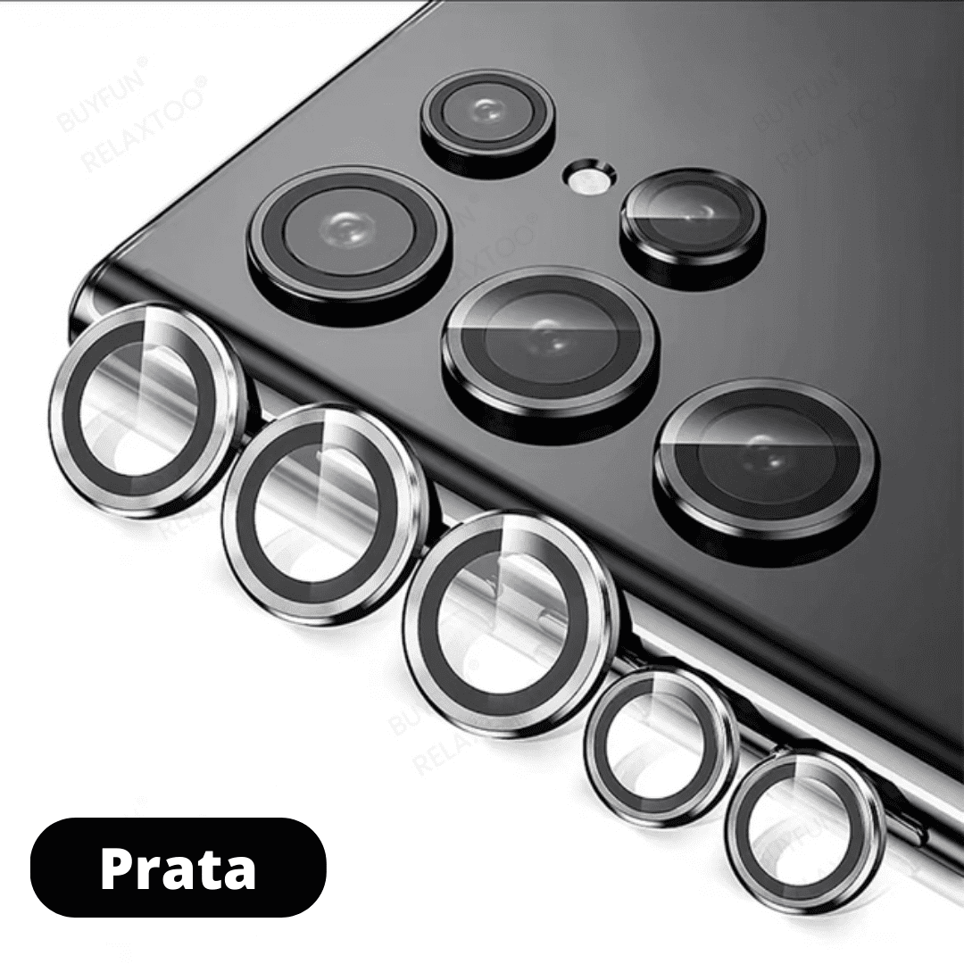Kit Protetor de Lentes 9D Para Câmera Samsung