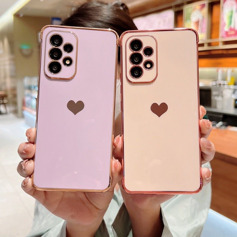 Case Premium Coração Para Samsung