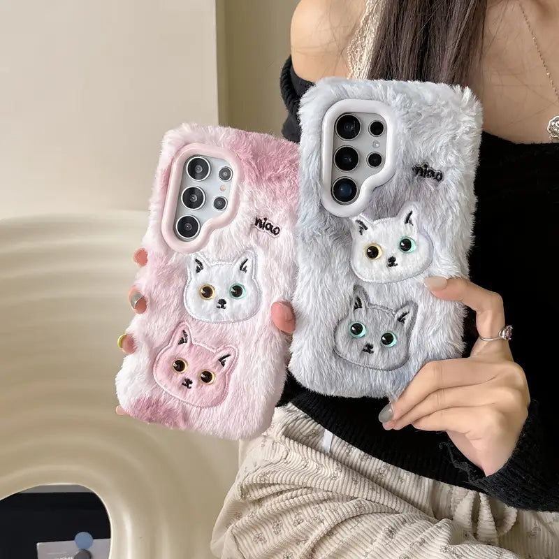 Case Fofa de Gatinhos Para Samsung