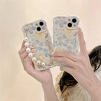 Case com Corrente de Pérolas Para iPhone
