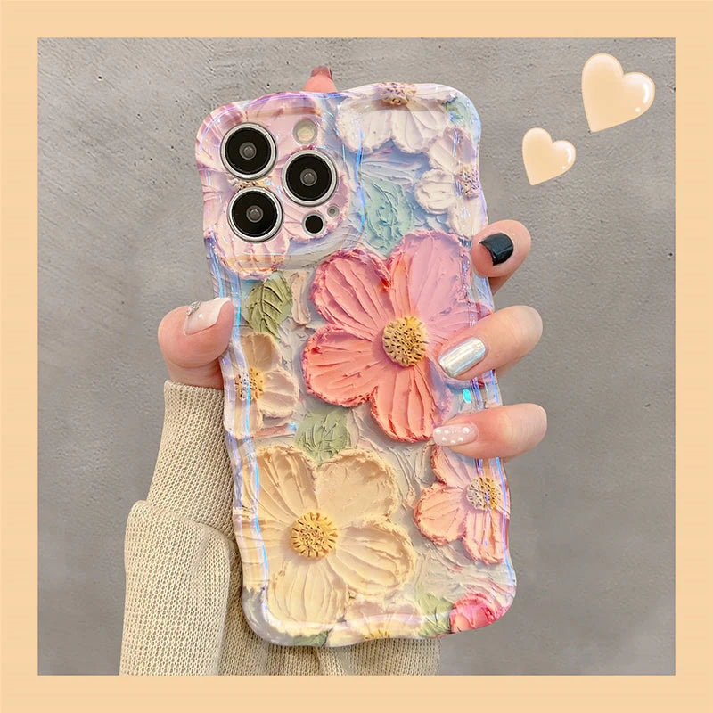 Case com Pintura a Óleo Retrô Francesa Para iPhone