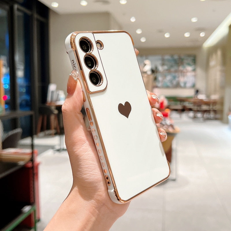 Case Premium Coração Para Samsung