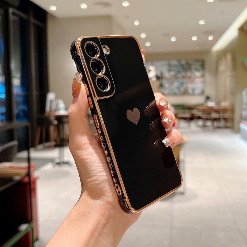 Case Premium Coração Para Samsung