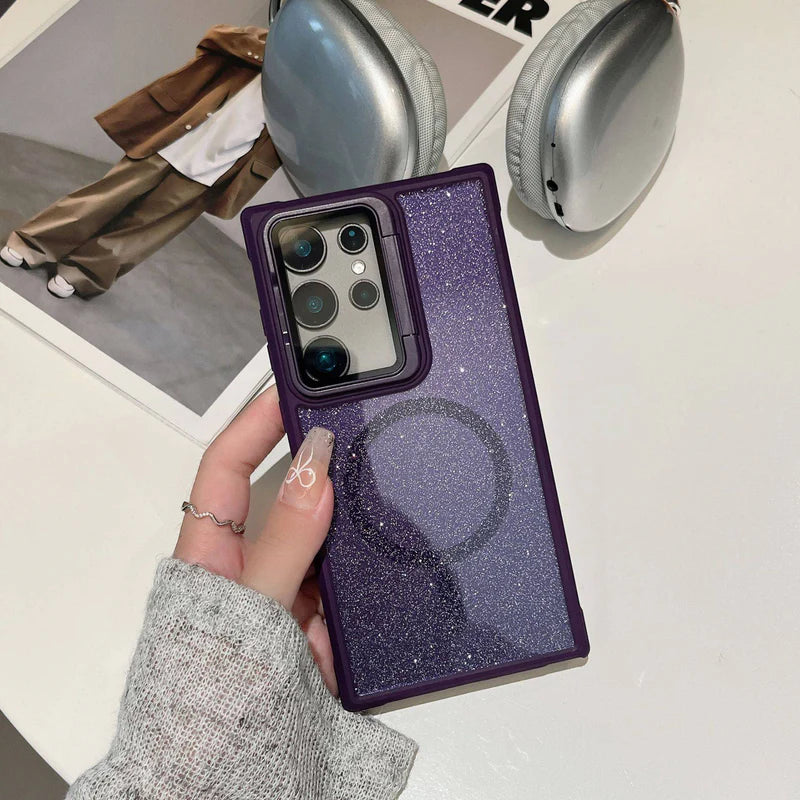 Case Brilhante com Glitter Para Samsung