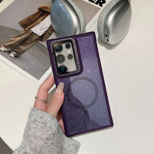 Case Brilhante com Glitter Para Samsung