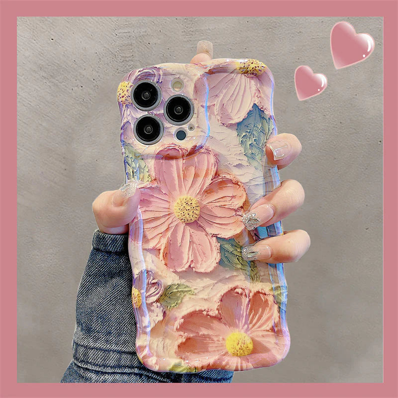 Case com Pintura a Óleo Retrô Francesa Para iPhone
