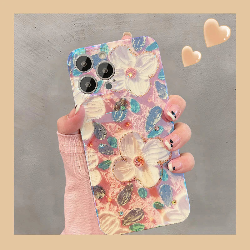 Case com Pintura a Óleo Vintage Para iPhone